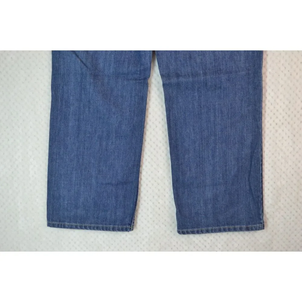 LL Bean Women's 16 Petite Medium Wash Relaxed Straight Leg Jeans